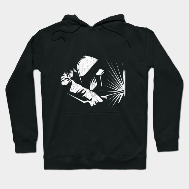 Welder - Welder Silhouette Hoodie by Kudostees